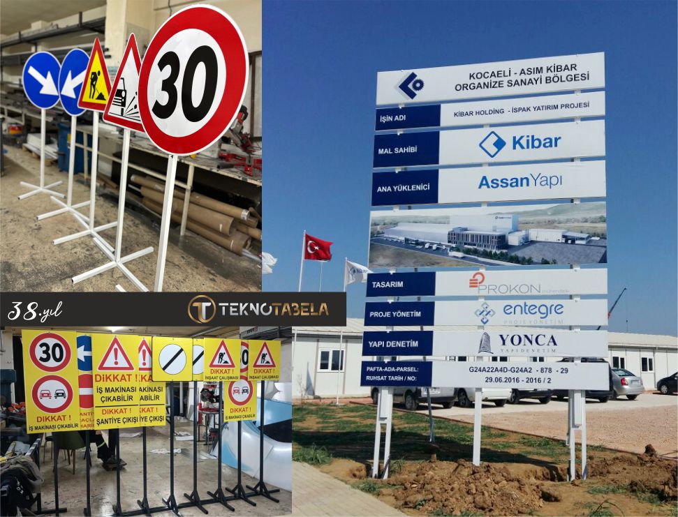 İnşaat ve Şantiye Tabelası Üretimi